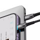 Кабель Baseus Glimmer Series Fast Charging Type-C – Lightning (1 м · 20W · 2.4A) (CADH000001) (Black)