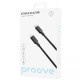 Кабель Proove Striped Silicone Type-C – Lightning (1 м · 27W · 3A) (Black)