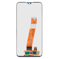 Дисплей для Samsung A015 Galaxy A01M (2020) з тачскріном (Black) (Brand Pack) (широкий конектор)
