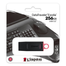 Флешка Kingston DT Exodia 256GB USB 3.2 (Black/Pink)