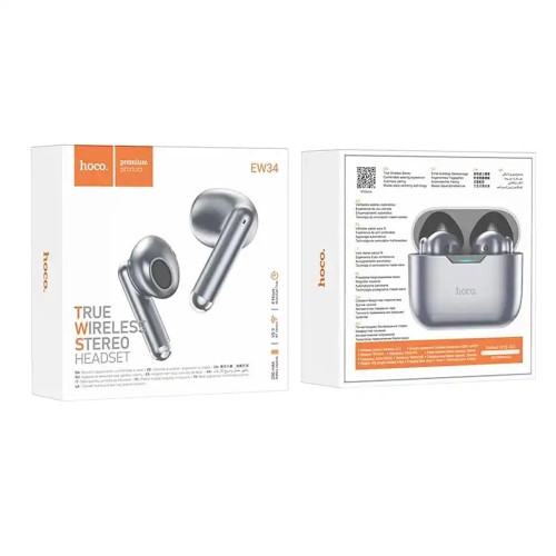 Наушники Bluetooth Hoco EW34 TWS (Gray)
