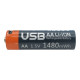 Акумуляторна батарейка AA USB-C (1шт)