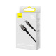 Кабель Baseus Tungsten Gold USB-A – Type-C (1 м · 100W · 5A) (Black)