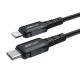 Кабель Acefast C4-01 Type-C – Lightning (1.8 м · 30W · 3A) (Black)