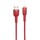 Кабель Borofone BU17 Starlight USB-A – Lightning (1.2 м · 12W · 2.4A) (Red)