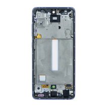 Дисплей для Samsung A528 Galaxy A52s (5G) (2021) с тачскрином в рамке (Lavender) (Original)