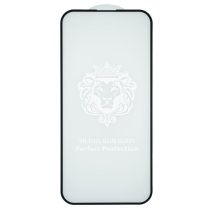 Защитное стекло Lion для Apple iPhone 14 Pro Max (Full Glue) (0.3 мм, 2.5D) (Black)