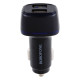 Автомобильное зарядное устройство Borofone BZ14 2xUSB-A (12W · 2.4A) с кабелем USB-A – Micro-USB (Black)