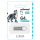Флешка Wibrand Irbis 64GB USB 2.0 (Silver)