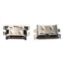 Роз'єм зарядки для Samsung A146 Galaxy A14 (5G) (2023) 18 pin (4 кріплень) (контакти посередині) (Type-C) (Original PRC)
