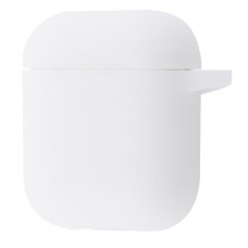 Чехол для AirPods 1/2 Silicone Case New (White)