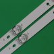 Пряма підсвітка для телевізора Erisson 32″ RF-BS320E30-0701S-17 (2 планки по 588 мм, 7 LED, лінза 15,5 мм, 6 В)