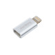 Перехідник Koni Strong KS-31mi Micro-USB – Lightning (Silver)