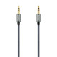 Аудиокабель AUX Hoco UPA03 3.5 мм (1 м) (Gray)