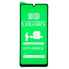 Захисна плівка Ceramic для Samsung A225 Galaxy A22 (2021) (Full Glue) (Black)