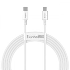 Кабель Baseus Superior Series Fast Charging Type-C – Type-C (2 м · 100W · 5A) (White)