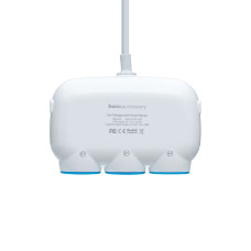 Автомобільний зарядний пристрій Hoco C1 2xUSB-A (15.5W · 3.1A) (White)