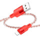 Кабель Hoco X99 USB-A – Lightning (1 м · 12W · 2.4A) (Red)