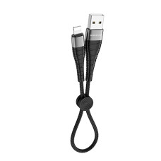 Кабель Borofone BX32 USB-A – Lightning (0.25 м · 12W · 2.4A) (Black)