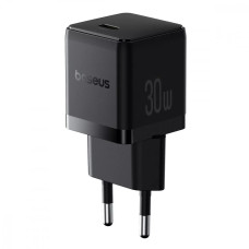 Сетевое зарядное устройство Baseus Palm Fast Charger USB-C (30W · 3A) с кабелем Type-C – Type-C 60W (P10111605113-01) (Black)