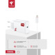 Сетевое зарядное устройство FLYCDI FA-002 USB-C (12W · 2.4A) с кабелем Type-C – Lightning (White)