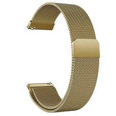 Ремешок универсальный 20 мм Milanese Loop Design для Amazfit, Samsung, Huawei (Gold)