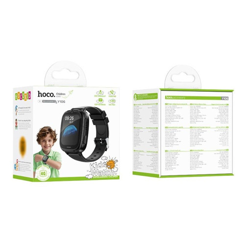 Детские смарт-часы Hoco Y106 4G (Black)