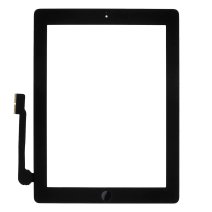 Сенсорне скло для Apple iPad (3rd generation) (2012) з кнопкою (Black)