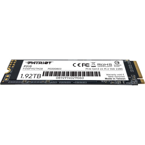 SSD-накопитель Patriot P310 1920GB M.2 2280 NVMe