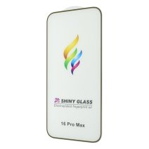Защитное стекло Color Frame для Apple iPhone 16 Pro Max (Full Glue) (Gold)