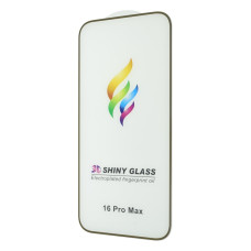 Захисне скло Color Frame для Apple iPhone 16 Pro Max (Full Glue) (Gold)