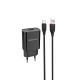 Сетевое зарядное устройство Borofone BA20A USB-A (10.5W · 2.1A) с кабелем USB-A – Type-C (Black)