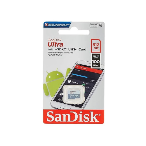 Карта памяти SanDisk Ultra microSDXC 512GB A1