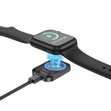 Бездротовий зарядний пристрій Borofone BQ25 для Apple Watch (2.5W) (Metal Gray)