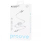 Кабель Proove Multi Charging Type-C – Lightning (1 м · 27W · 3A) (White)