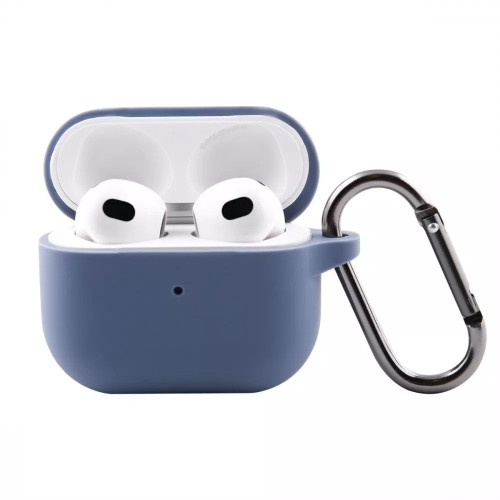 Чехол для AirPods 3 Silicone Case with Carbine (Forest Green)