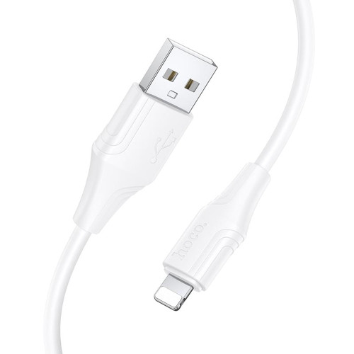Кабель Hoco X124 USB-A – Lightning (1 м · 12W · 2.4A) (White)