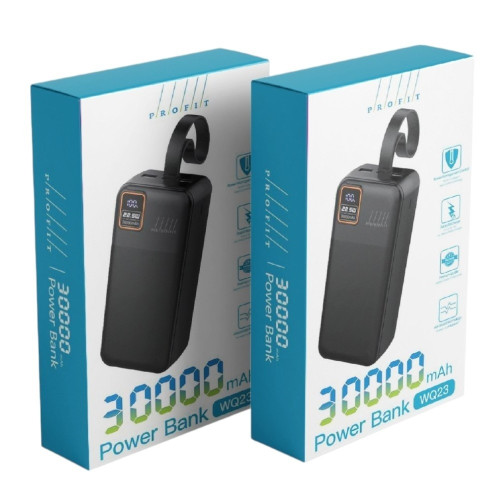 Повербанк Profit WQ23 22.5W (30000 mAh) (Black)