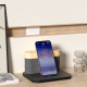 Бездротовий зарядний пристрій нічник Proove Day & Night dark gray