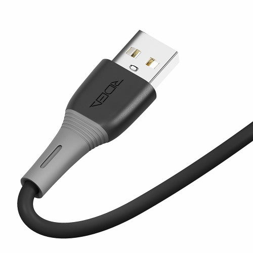 Кабель Ridea RC-M133 Spring USB-A – Lightning (1 м · 12W · 2.4A) (Black)
