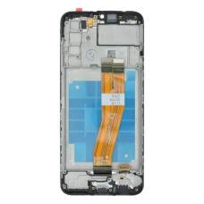 Дисплей для Samsung A037 Galaxy A03s (2021) (160,5 x 72 мм) з тачскріном в рамці (Black) (Brand Pack)