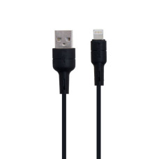 Кабель Borofone BX30 Silicone USB-A – Lightning (1 м · 12W · 2.4A) (Black)