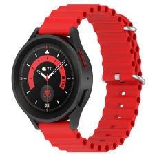 Ремешок универсальный 20 мм Ocean Band для Amazfit, Samsung, Huawei (Red)