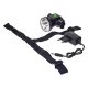 Налобний ліхтарик 4606 з акумулятором 1600 mAh (Black)