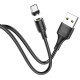 Кабель Hoco X52 Sereno Magnetic USB-A – Micro-USB (1 м · 12W · 2.4A) (Black)