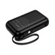 Повербанк Hoco J157 PD20W+22.5W с кабелем Type-C (10000 mAh) (Black)