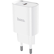 Сетевое зарядное устройство Hoco N14 USB-C (20W · 3A) (White)