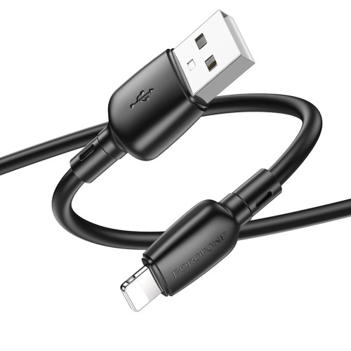 Кабель Borofone BX93 USB-A – Lightning (1 м · 20W · 2.4A) (Black)