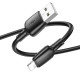 Кабель Borofone BX93 USB-A – Lightning (1 м · 20W · 2.4A) (Black)