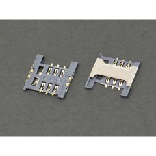 Роз'єм SIM-карти для Fly DS120 6 pin (4 кріплень) (One SIM)